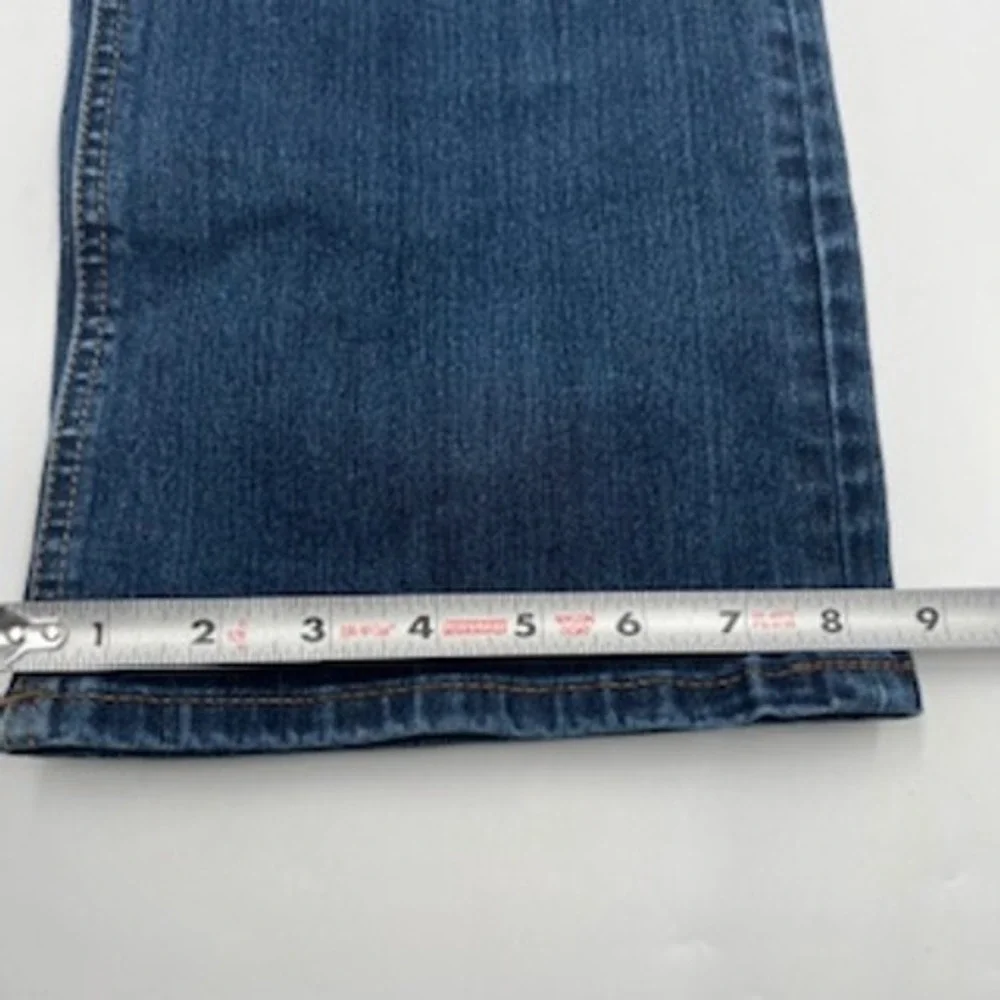 Seven7 Mens Straight Fit Jeans Blue Medium‎ Wash Stretch W38 L30